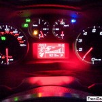 Alfa Romeo MiTo 2013 Dials at Night