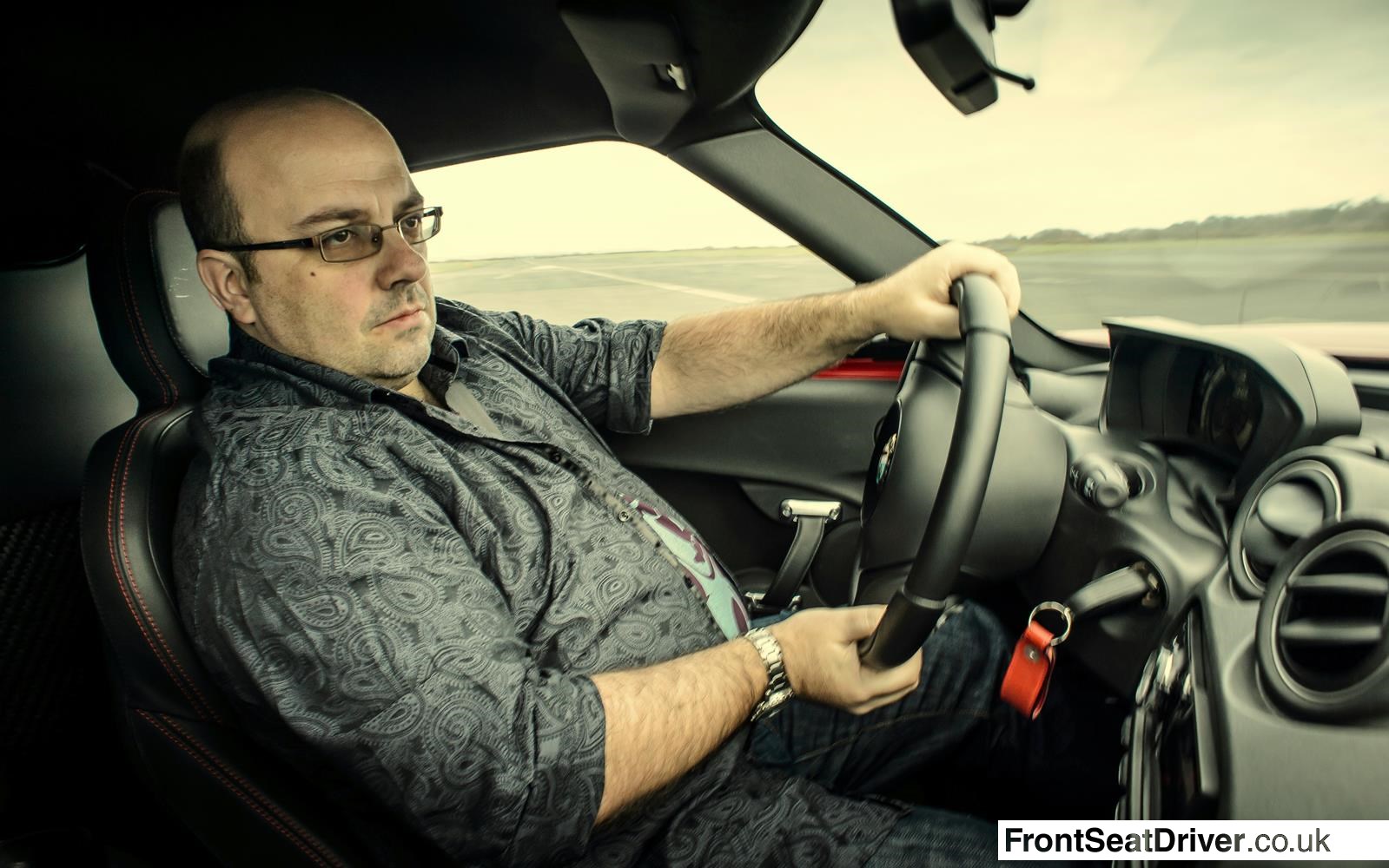 Alfa Romeo 4C 2014 Driving FrontSeatDriver.co.uk