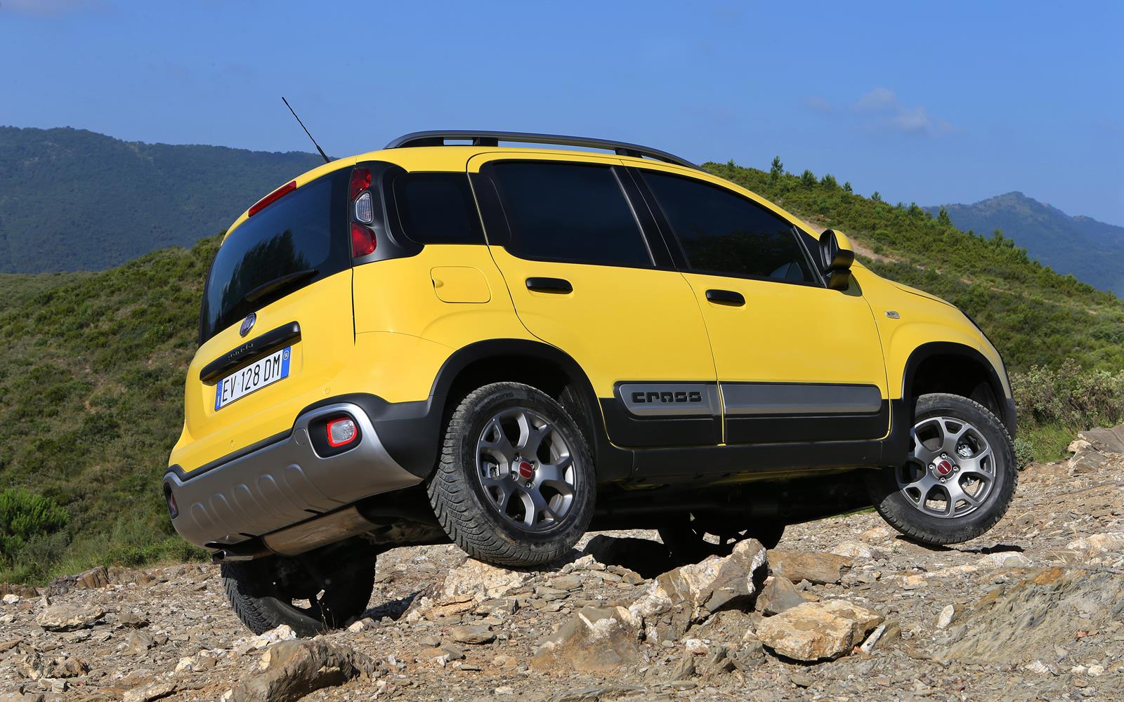 Fiat Panda Cross 2014 Off-road Rear FrontSeatDriver.co.uk