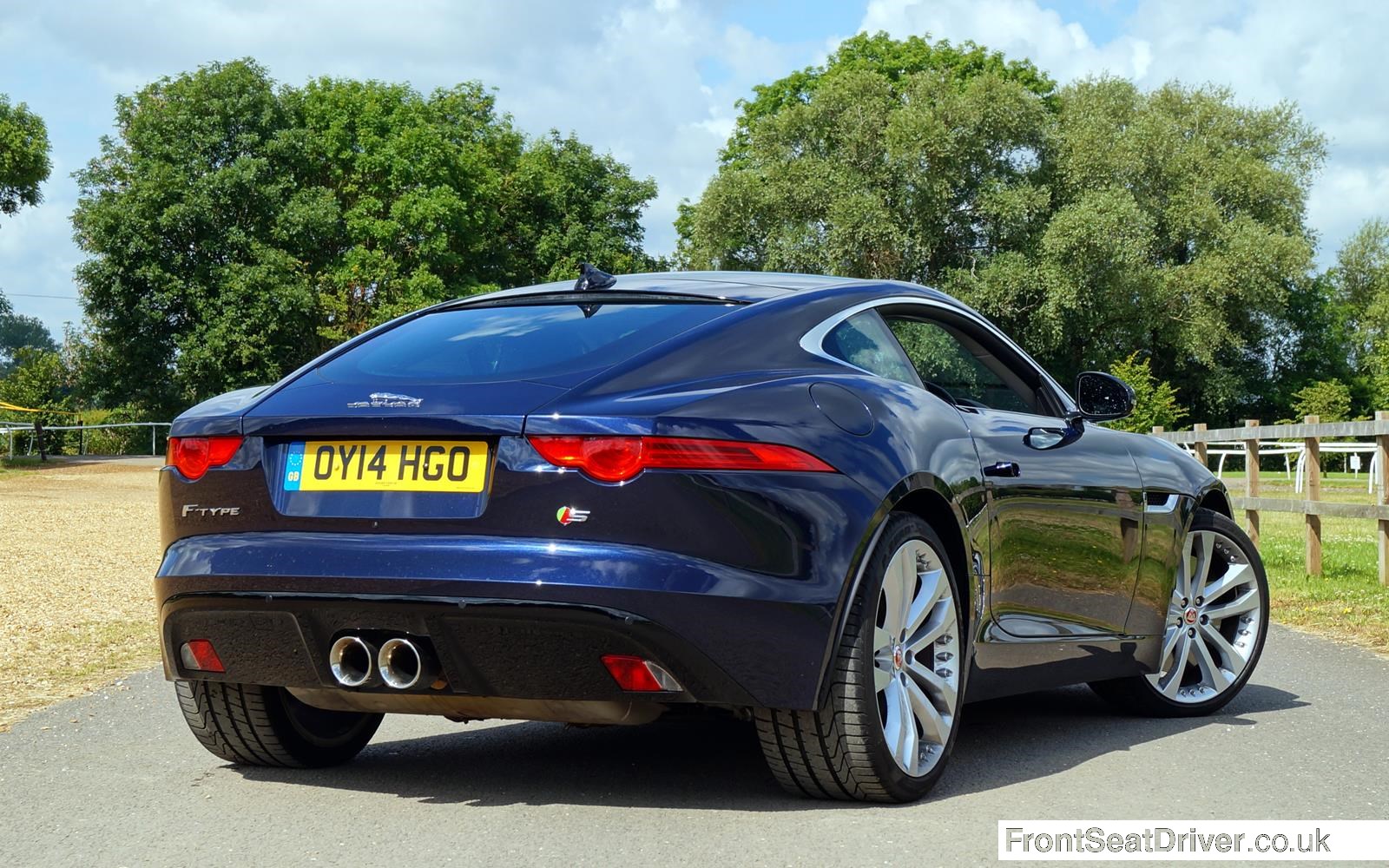 Jaguar F-Type V6 S Coupe2014 Rear Phil Huff FrontSeatDriver.co.uk