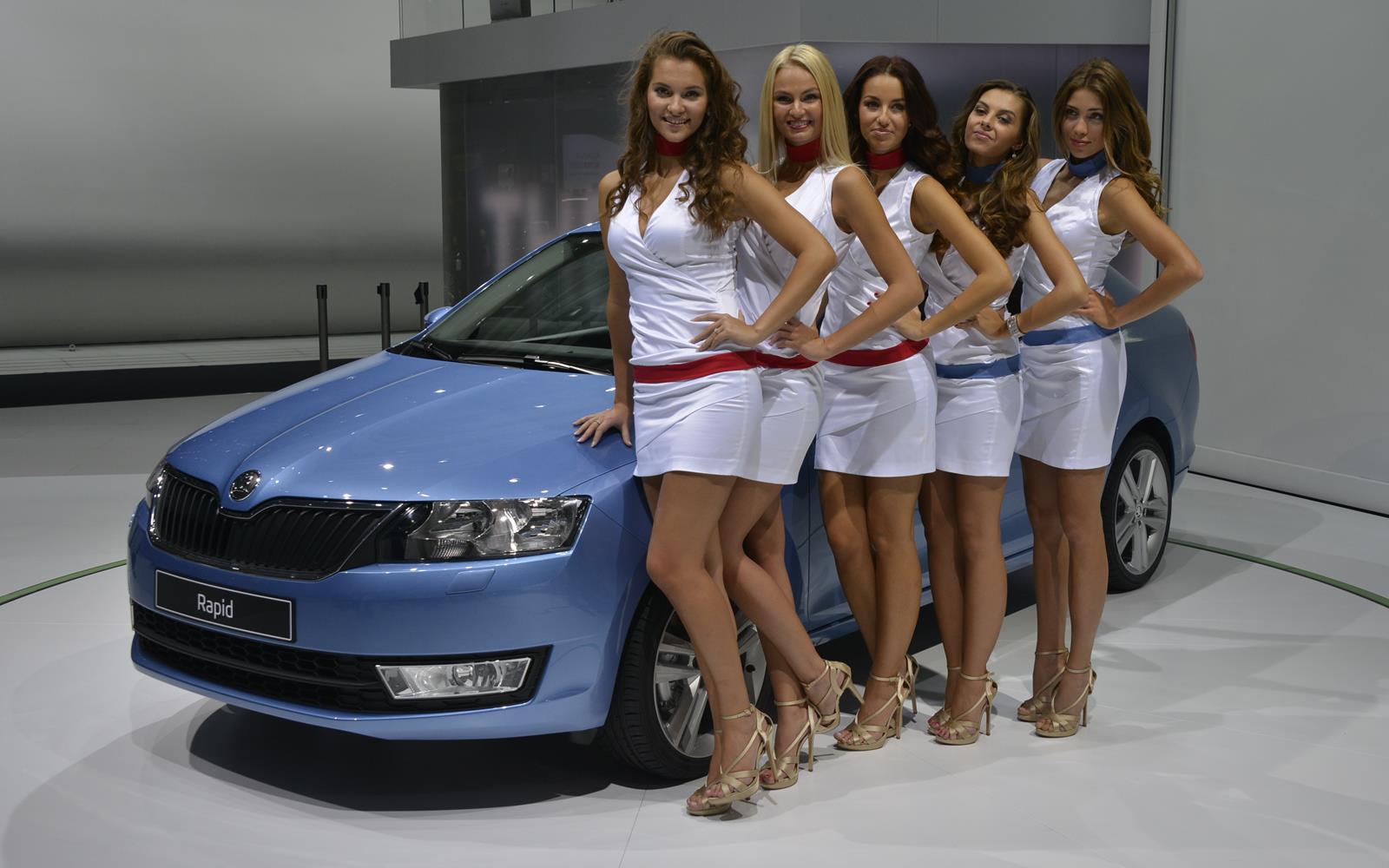Paris Motor Show 2012 Show Girls FrontSeatDriver.co.uk